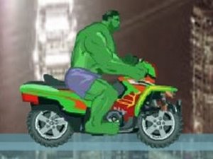 Hulk Super Bike Ride Racing Game