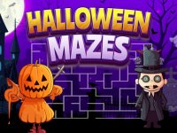Halloween Mazes Online Puzzle Game