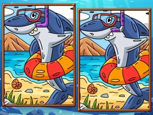 Marine Spot The Difference Puzzle Game