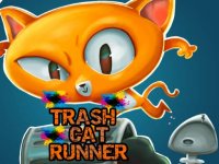 Trash Cat Runner Online Game