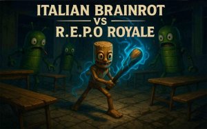 Italian Brainrot VS R.E.P.O Royale - Chaotic Precision Fighter