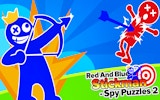 Red And Blue Stickman Spy Puzzles 2: Archery Mission