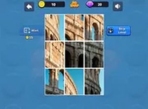 Picture Tile Puzzle Game