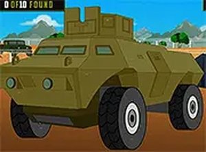 Army Trucks Hidden Objects Puzzle Game Online